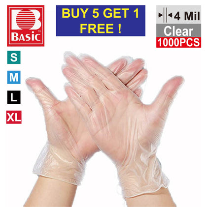 Vinyl Clear Gloves