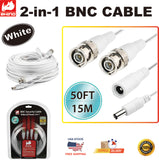 50FT  BNC Security CableVideo & Power 2 in 1