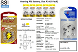 HAB-If-2 Hearing Aid Battery, Size A10(6-Pack)
