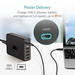 PP-HBii-4 USB Charger RAVPower 60W 12A 6-Port Desktop USB Charging Station