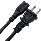 6FT/ 12 FT  2 Prong Ac Wall Cable 2 Slot Power Cord