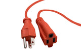 25FT/50FT Extension Cord In Orange With 3-Prong Plug