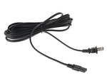 Replacement Power Cable for PS4 Slim and Xbox One S / X - 12 Foot Cord, Black