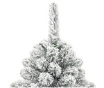 CT-CEI-10 6ft Premium Snow Flocked Hinged Artificial Pine Christmas Tree