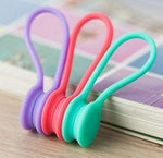 3 Pcs in Set - Reusable Magnetic Cable Ties Cord Organizers