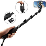 Selfie Stick Rechargeable Wireless Bluetooth Remote