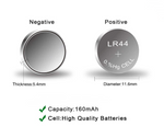 LB-e-4 LR44 AG13 1.5V Button Coin Cell Battery