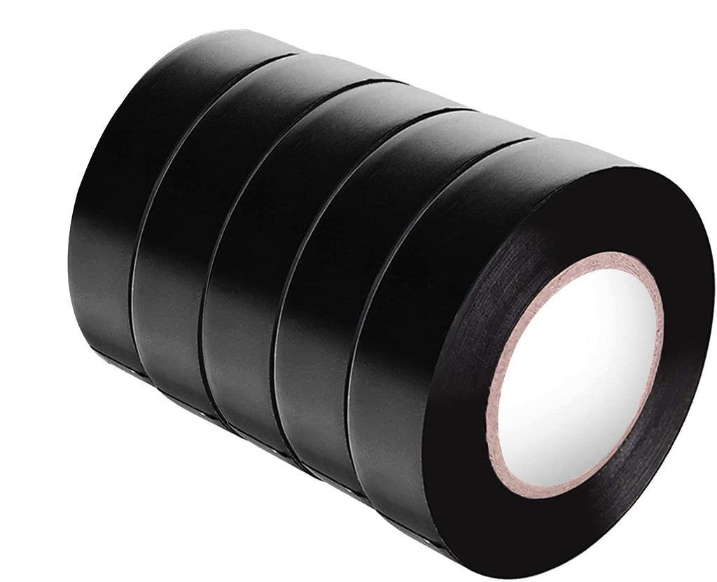 Black Electrical Tape PVC Bulk 100PK