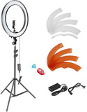 18-inch LED Ring Light Dimmable Lighting Kit with Light Stand
