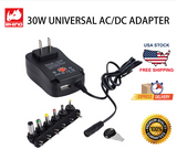 30W Universal AC/DC Adapter