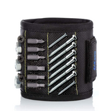 Magnetic Wristband Tool Belt with 15 Powerful Magnets for Holding Screws/Nails/Drill Bits