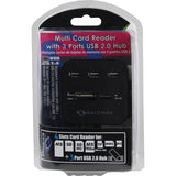 4-Slot Multi Card Reader with 3-Port USB 2.0 Hub