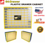 Plastic Drawer Cabinet《36/6/24/64》