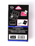 6 SD Card Storage Case Aluminum Silver