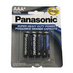 Panasonic AAA Batteries Super Heavy Duty Battery, 4pk