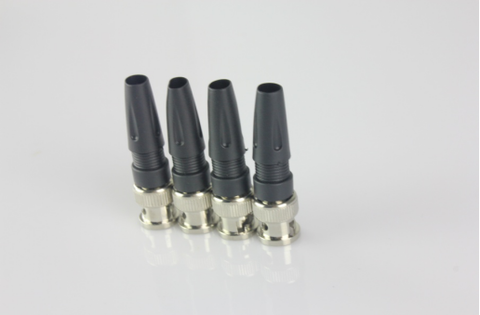 Solderless Coaxial Cable Plastic Tail BNC Male Plug