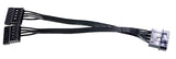 4-Pin Molex(Male) to Dual SATA (Female)Cable