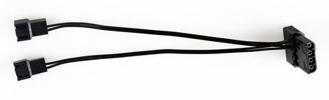 4-PIN Molex(Male) to FAN 3-PIN/4-PIN (Female)Cable